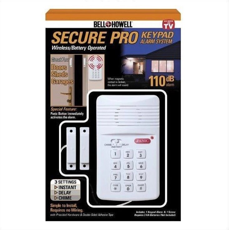 Система безпеки Secure Pro з магнітним датчиком, сигналізація Burglar Alarm (Бурглар Аларм) - вартість