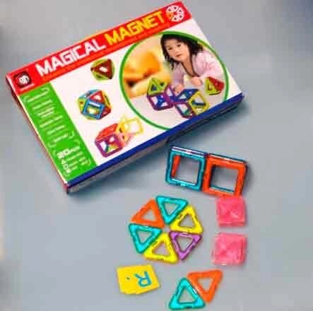 Магнітний 3D конструктор Magical Magnet 20 (Меджікал Магнет 20 деталей) - гарантія