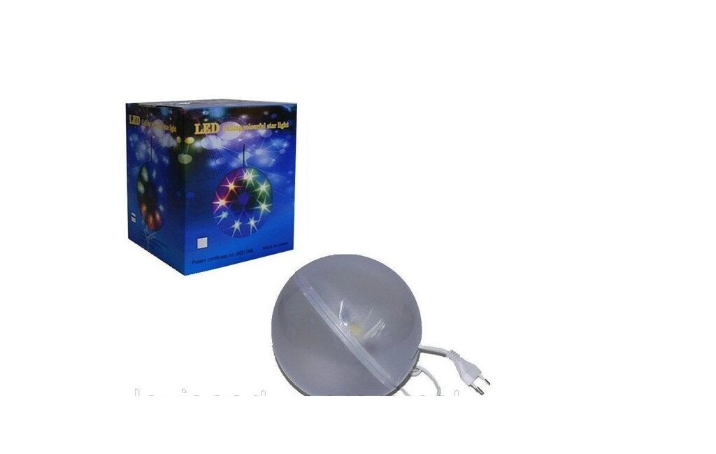 Куля, що світиться D 20 см LED ceiling colourful star light - доставка