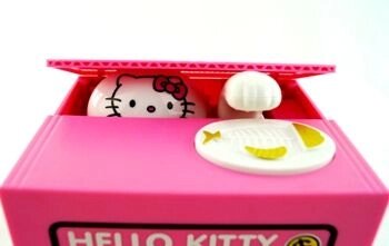 Скарбничка Котик-злодюжка Hello Kitty (Хелло Кітті), money box - доставка