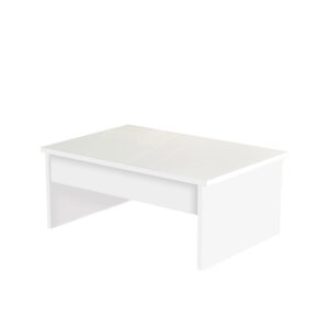 Стіл-трансформер Desk Glass Art 910x400x410 білий+скло біле Ірпінь Буча