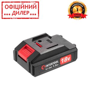 Акумулятор 18 В, 1.5 А·год, для шурупокрута DT-0315 INTERTOOL DT-0316