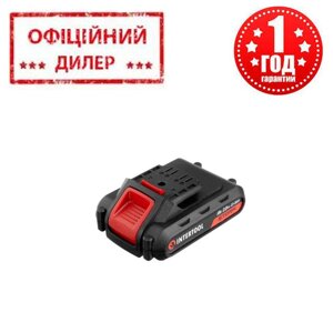 Акумулятор li-ion 18 в 2.0 ач для дриля-шуруповерта WT-0314/WT-0313/WT-0317 intertool WT-0312