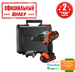 Акумуляторна дриль-шуруповерт BLACK&DECKER MT218K (18 В, 1.5 А/ч)