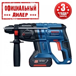 Акумуляторний перфоратор Bosch GBH 180-LI + GBA 18 4.0 Ач + GAL 18V-40 (18, 1.7 Дж)