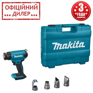 Акумуляторний професійний технічний фен Makita DHG180ZK (Без АКБ і ЗП)
