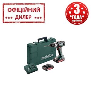 Акумуляторний шуруповерт Metabo BS 18 L (18 В, 2 А/год, двошвидкісний)