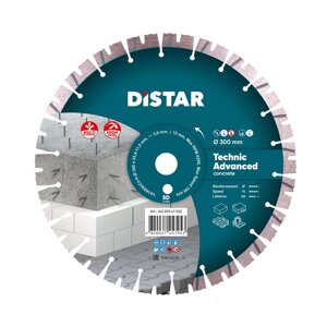 Диск алмазний по бетону Distar 1A1RSS/C3 Technic Advanced 300x25.4x3 мм (14320347022)