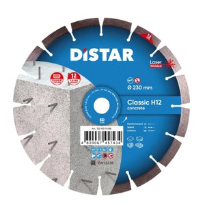 Диск алмазний по бетону Distar 1A1RSS/C3-W Classic H12 232x22.2x2.4 мм (12315011018)