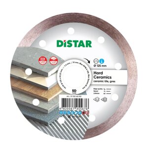 Диск алмазний по кераміці Distar 1A1R Hard ceramics 125x22.2x1.4 мм (11115048010)