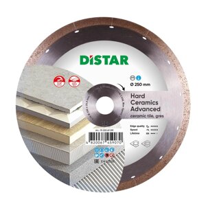 Диск алмазний по керамограніту Distar 1A1R Hard ceramics Advanced 250x25.4x1.5 мм (11120349019)