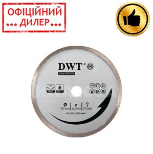 Диск відрізний алмазний DWT DADD-RW22180 (корона»