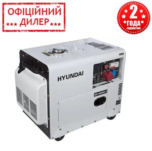 Дизельний генератор Hyundai DHY 8500SE-3 (7.2 кВт, 380 В)