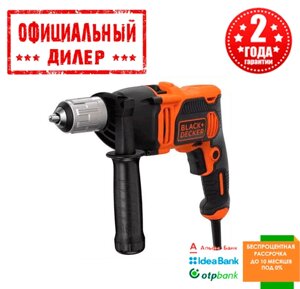 Дриль мережева ударна BLACK+decker BEH850K