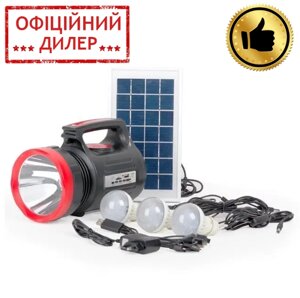 Ліхтар автономний універсальний на сонячній батареї 1LED 5W + 25 LED INTERTOOL LB-0104