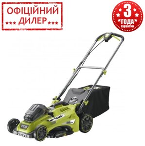 Газонокосарка акумуляторна Ryobi RLM36X46H50PG (46 см, 20-70 мм, 36 В, 5 А·год)