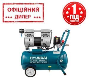 Безмасляний компресор Hyundai HYC 1824 S (1 кВт, 180 л/хв, 24 л)