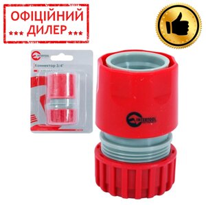 Конектор 3/4" для шланга 3/4" intertool GE-1018 STP