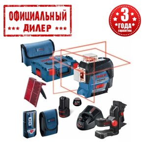 Лазерний нівелір Bosch GLL 3-80 C + BM1 + LR 7 + 12V (L-Boxx)