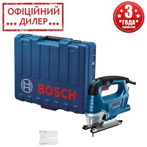 Лобзик Bosch Professional GST 750 (520 Вт, 800-3200 об. хв, хід 20 мм, Кейс) Електролобзик для дому та дачі