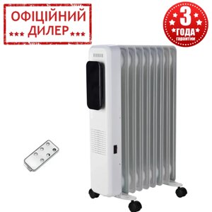 Оливний нагрівач Metier ORE2000-9RC Wi-Fi (2000 Вт, 15 м2, 9 секцій) радіатор оливний для дому та дачі