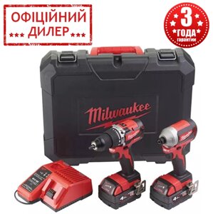 Набір акумуляторних інструментів Milwauke M18 FPP4G3-553XEU (4933492528)