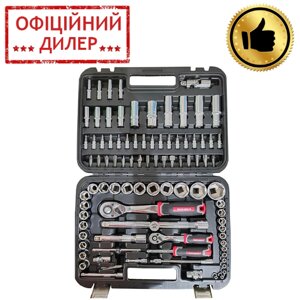 Набір головок торцевих 1/4" і 1/2" 94 предмети Vitals Master (шестигранні, подовжені, свічкові)