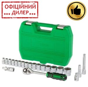 Набір інструментів 21 од., 1/2" intertool ET-6021SP