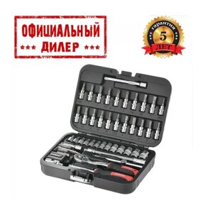 Набір інструментів, головок-біт INTERTOOL ET-8046 46 од. STORM, 1/4", Сг-V