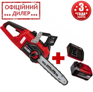 Набір пила ланцюгова Einhell FORTEXXA 18/30 Li-Solo + зарядне для X-Fastcharger 4 A та акумулятор 18V 5,2 Ah