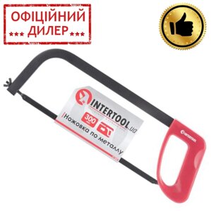 Ножівка по металу 300 мм, пластикова рукоятка INTERTOOL HT-3305