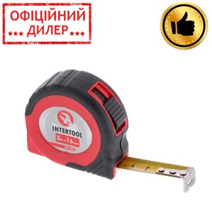 Рулетка з фіксатором 3м x 16мм intertool MT-0403 STP