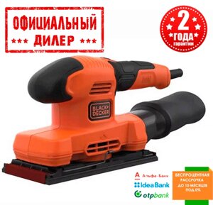 Вібраційна шліфмашина BLACK+decker BEW220