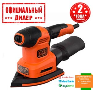 Вібраційна шліфмашина мережева BLACK+DECKER BEW200