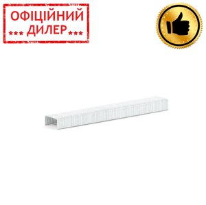 Скоба гартована 6 мм, уп. 1000 шт., ширина 11.3 мм, переріз 0.70 мм (під пістолет RT-0201) INTERTOOL RT-0126