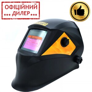 Зварювальна маска Procraft SHP90-30 NEW (DIN4/9-13, вікно 93х43 мм, CR2032) Маска хамелеон для зварювання