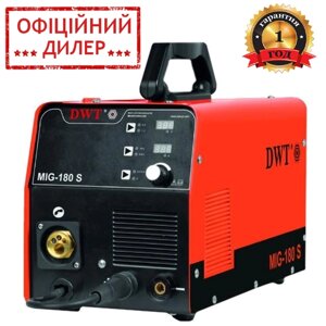 Зварювальний напівавтомат інверторний DWT MIG-180 S (160 А, 220 В, 1.6-3.2 мм) Напівавтомат для зварювання