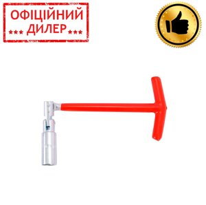 Свічковий ключ Т-подібний з шарниром 16мм INTERTOOL HT-1716 STP