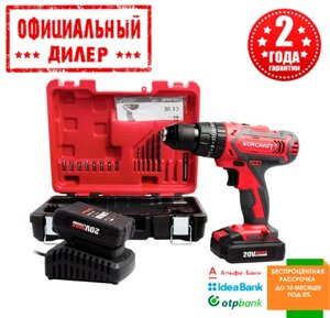 Ударний акумуляторний шуруповерт WORCRAFT CD-20LiH (20 В, 2Ач, двошвидкісний)