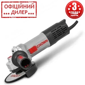 Кутова шліфувальна машина CROWN CT13567-125R (1050 Вт, 125 мм, М14) Болгарка для дому та дачі