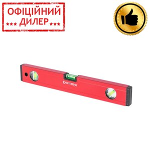 Рівень будівельний 400мм 3 вічка, перетин 22 * 59 мм INTERTOOL MT-1131 STP