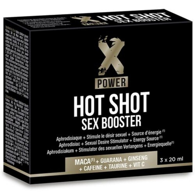 Афродізіак для пар XPower Hot Shot Sex Booster, 3x20мл від компанії Elektromax - фото 1