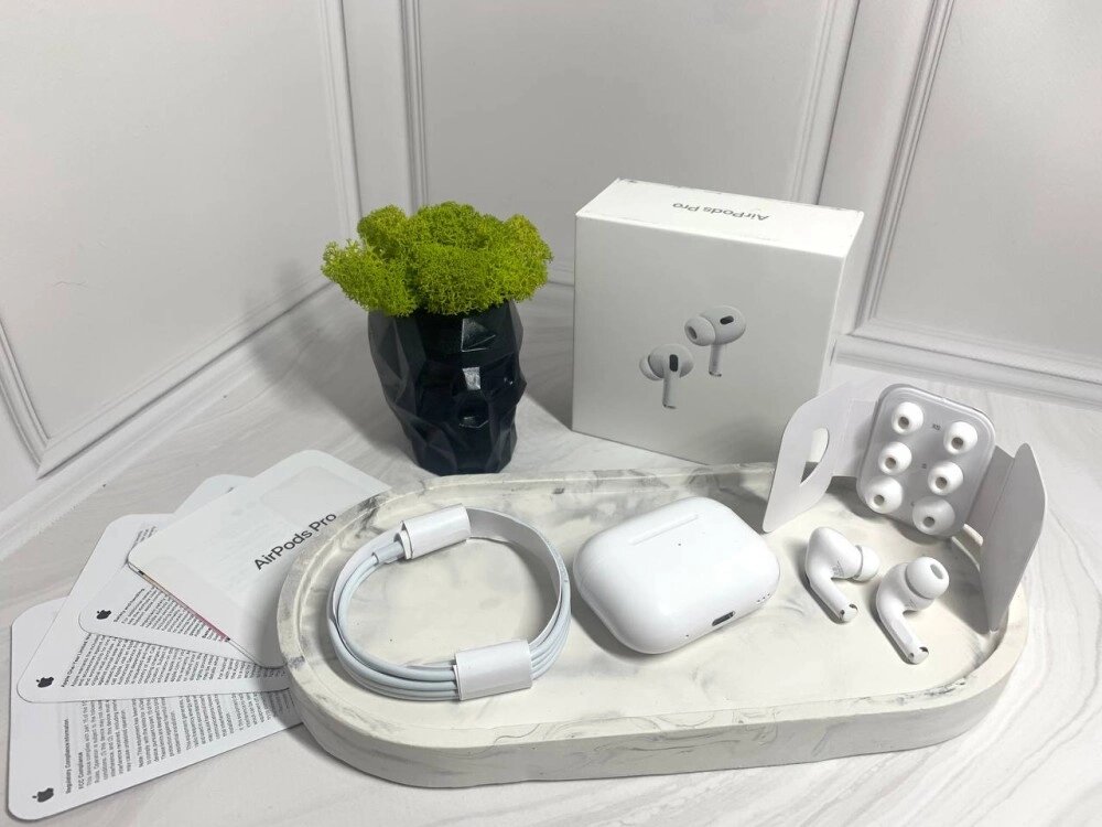 AirPods Pro 2 (з Шумоподавленням) Full якість на 2023 рік, Білі від компанії Elektromax - фото 1