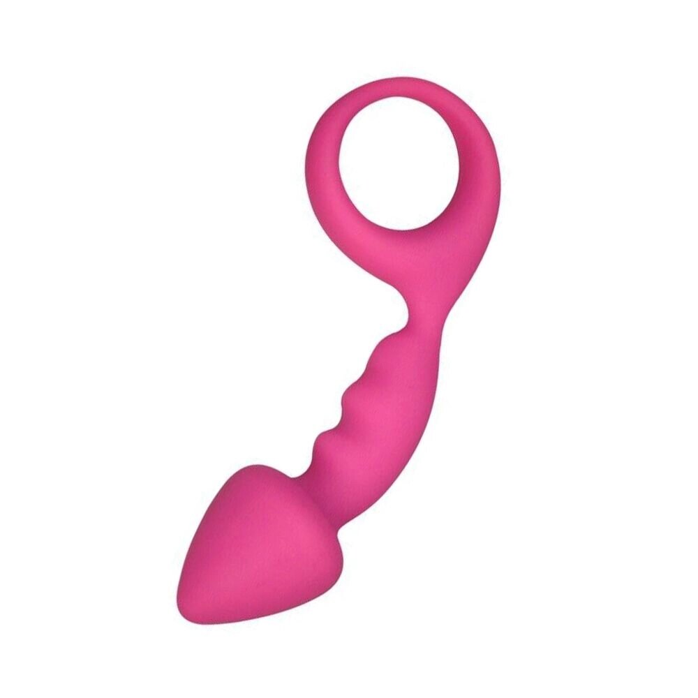 Анальна пробка Adrien Lastic Budy Pink із стимулюючою ніжкою, макс. діаметр 2,5 см від компанії Elektromax - фото 1