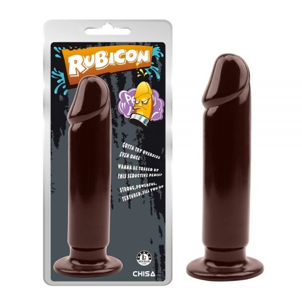 Анальна пробка коричнева Evil Dildo Plug XL від компанії Elektromax - фото 1