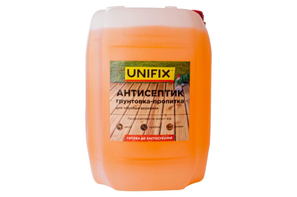 Антисептик грунтовка-просочення для обробки деревини Unifix - 10 кг 1 шт. від компанії Elektromax - фото 1