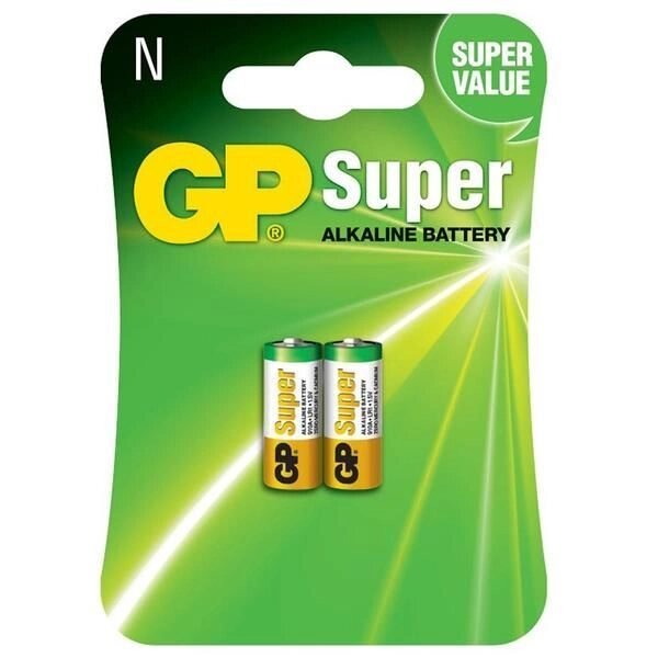 Батарейка GP Super alkaline LR1 (2 штуки) від компанії Elektromax - фото 1