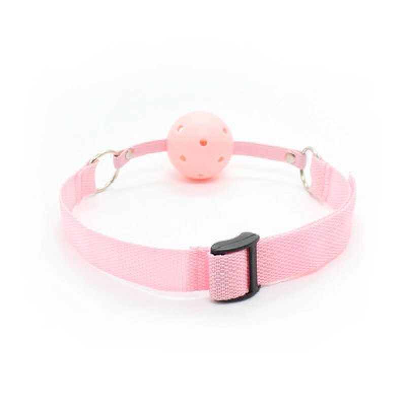 Бдсм кляп рожевий Knebel-Easy Breathable Ball Gag від компанії Elektromax - фото 1