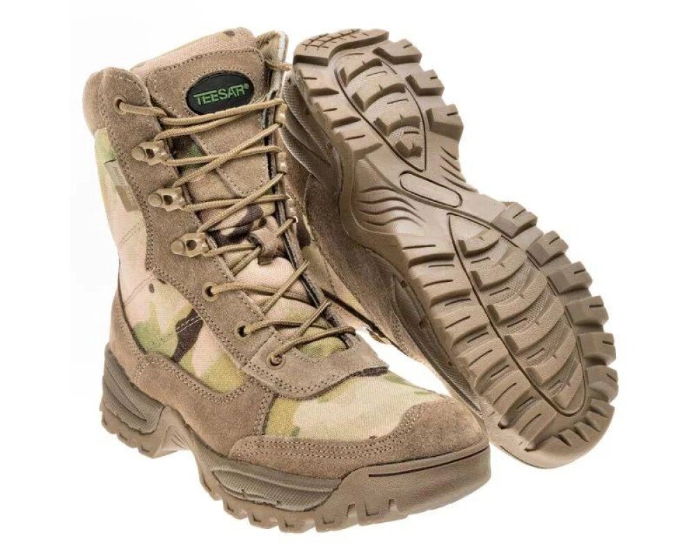 Берці демісезонні Mil-Tec Tactical side zip boots мультикам від компанії Elektromax - фото 1