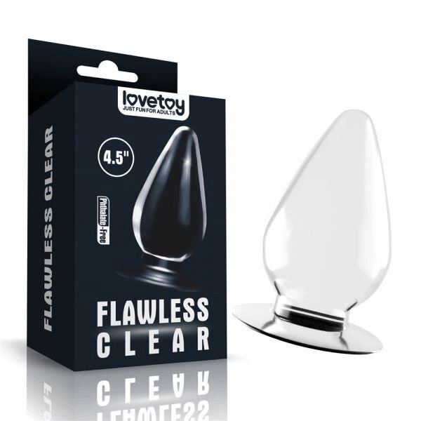 Бездоганна прозора особиста     пробка Flawless Clear Anal Plug від компанії Elektromax - фото 1